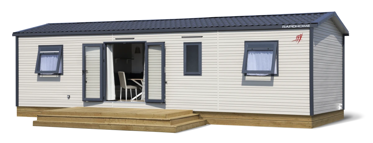 Vue extérieure mobilhome